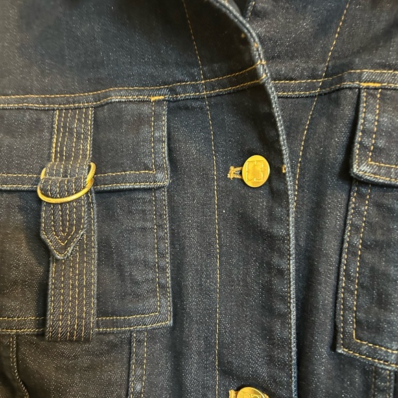 Liz Claiborne Denim Jean Jacket - Picture 6 of 7